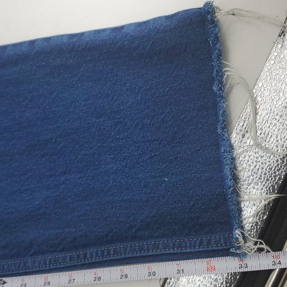 ZARA The New Daddy Straight Leg Raw Hem Jeans Size 6 - Picture 14 of 16